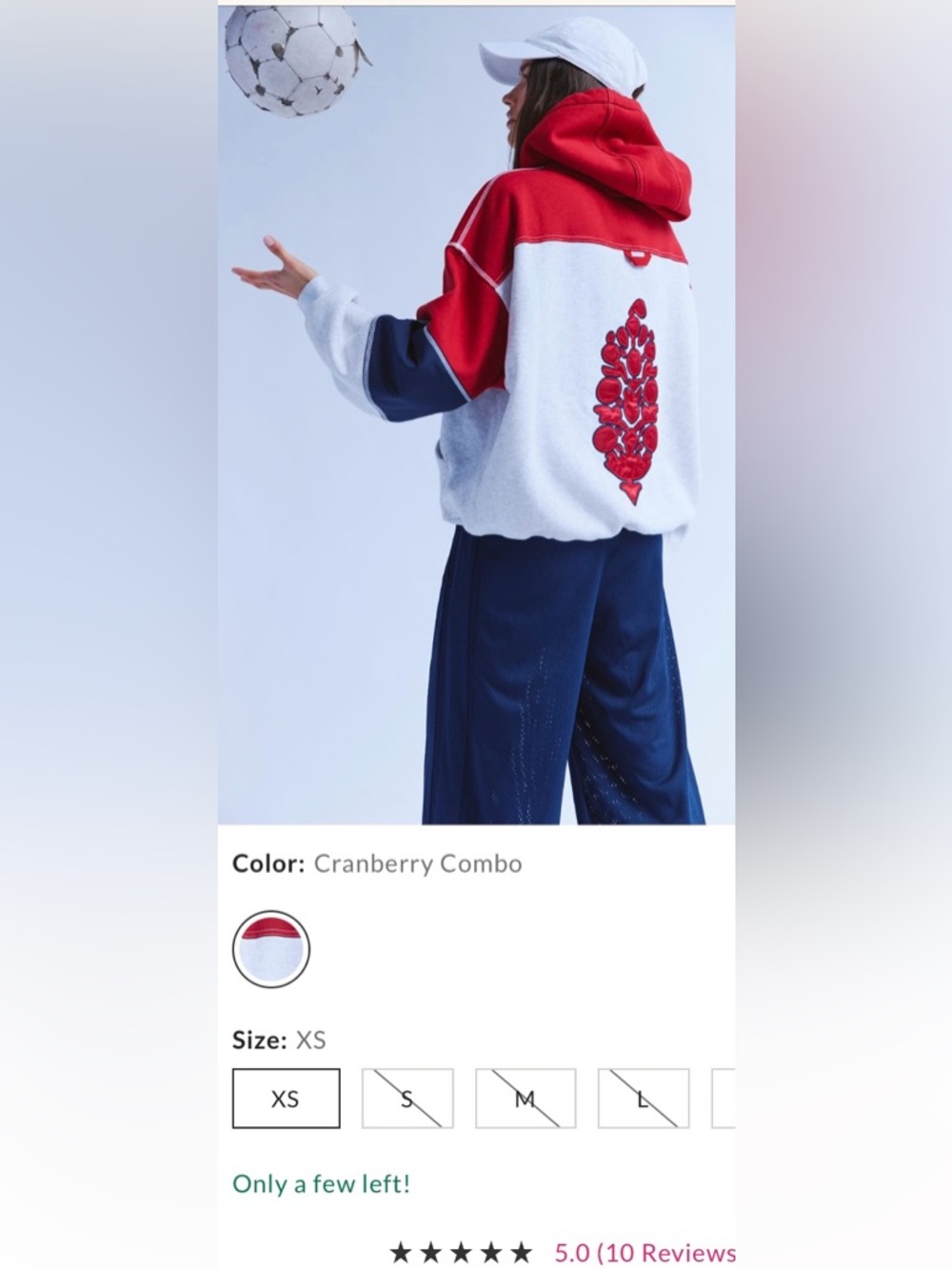 ~ Free People Movement ~  Final Call Colorblock Logo Hoodie ~ XS ~ NWT ~ - Picture 5 of 14